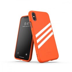   Adidas Original Moulded Case Suede iPhone X/Xs hátlap, tok narancssárga