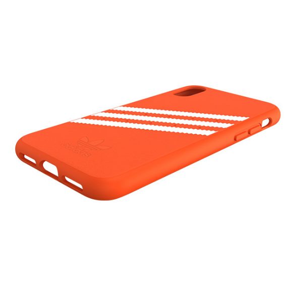 Adidas Original Moulded Case Suede iPhone X/Xs hátlap, tok narancssárga