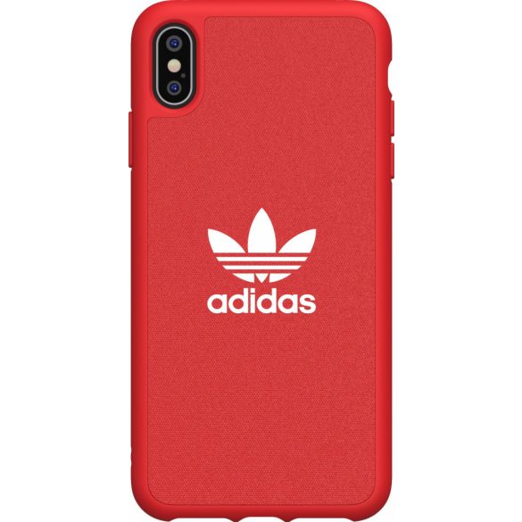 Adidas Original Moulded Case Canvas iPhone Xs Max hátlap, tok, piros