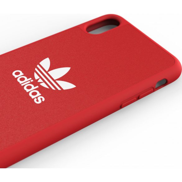 Adidas Original Moulded Case Canvas iPhone Xs Max hátlap, tok, piros