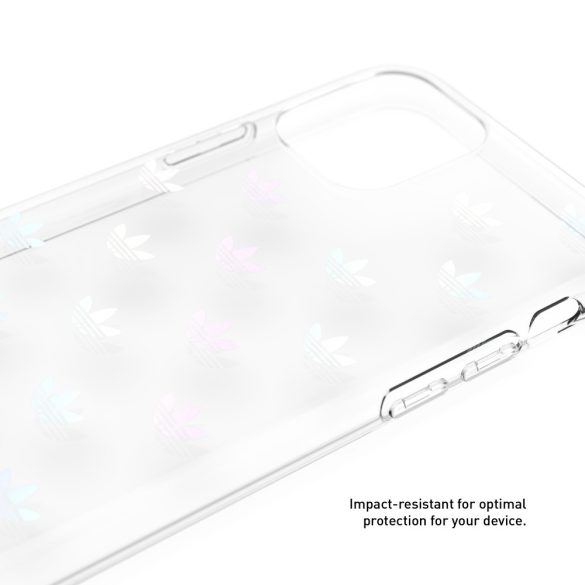 Adidas Original Clear Snap Case iPhone 11 Pro Max hátlap, tok, átlátszó-színes
