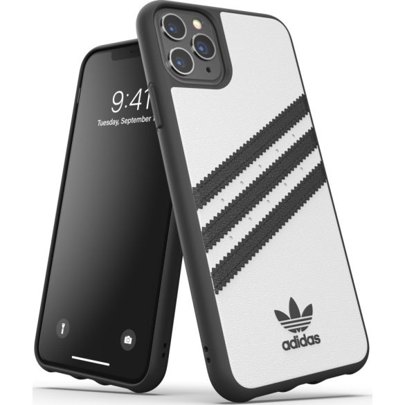 Adidas Original Gazelle iPhone 11 Pro Max hátlap, tok, fehér