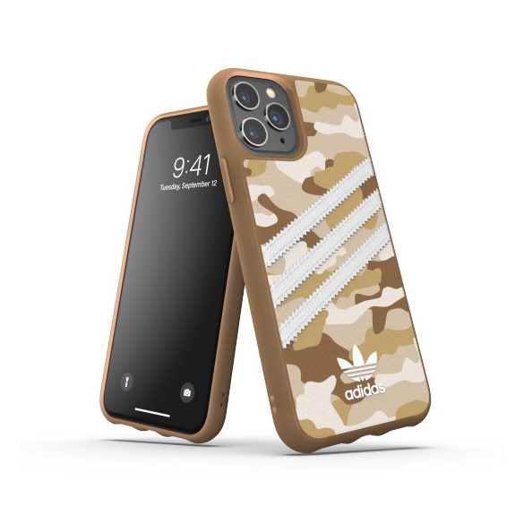 Adidas Originals Camo Samba iPhone 11 Pro hátlap, tok, barna