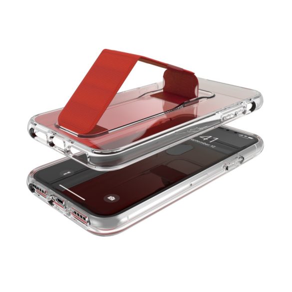 Adidas SP Clear Grip Case iPhone X/Xs hátlap, tok, piros