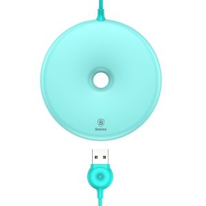 Baseus Donut Wireless Charger Charming Qi Charger Pad with USB Cable, kék