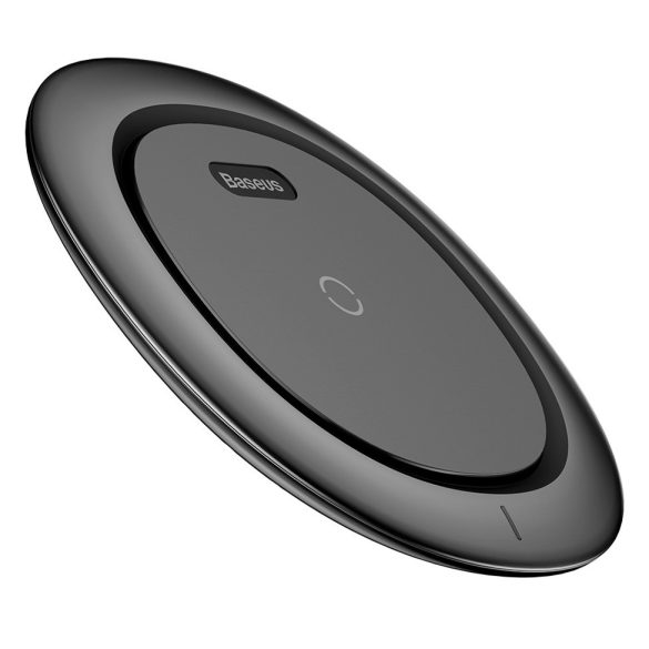 Baseus UFO Desktop Qi Fast Charging Pad univerzális asztali vezeték nélküli töltő, fekete