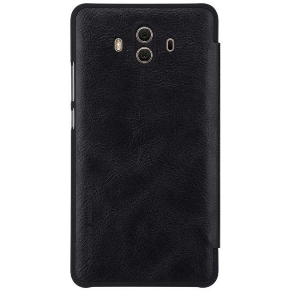 Nillkin Qin Leather Huawei Mate 10 oldalra nyíló bőr tok, fekete