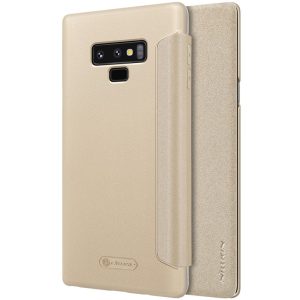 Nillkin Sparkle Leather Huawei Mate 10 oldalra nyíló bőr tok, arany