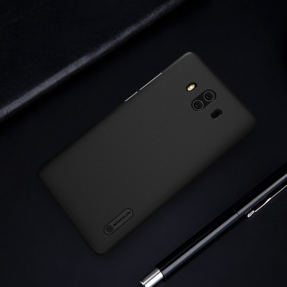 Nillkin Super Frosted Huawei Mate 10 hátlap tok és védőfólia, fekete