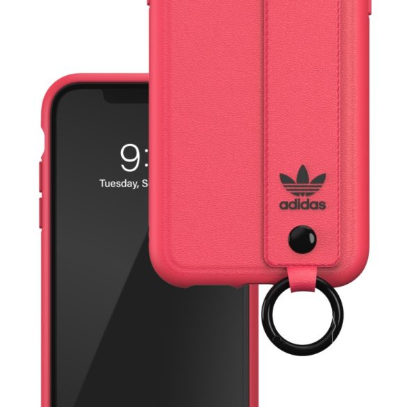 Adidas Original Hand Strap Case iPhone 11 hátlap, tok, rózsaszín