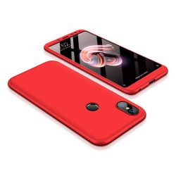   Full Body Case 360 Xiaomi Redmi Note 5 (dual camera)/Redmi Note 5 Pro hátlap, tok, piros