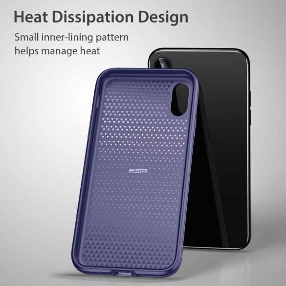 ESR iPhone XS Max Kikko Slim Case hátlap, tok, kék