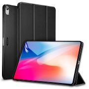   ESR Yippee Series iPad Pro 12.9 (2018) oldalra nyíló okos tok, fekete