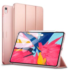   ESR Yippee Series iPad Pro 12.9" (2018) oldalra nyíló okos tok, rozé arany