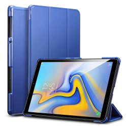   ESR Yippee Series Samsung Galaxy Tab A 10.5 (2018) oldalra nyíló okos tok, sötétkék