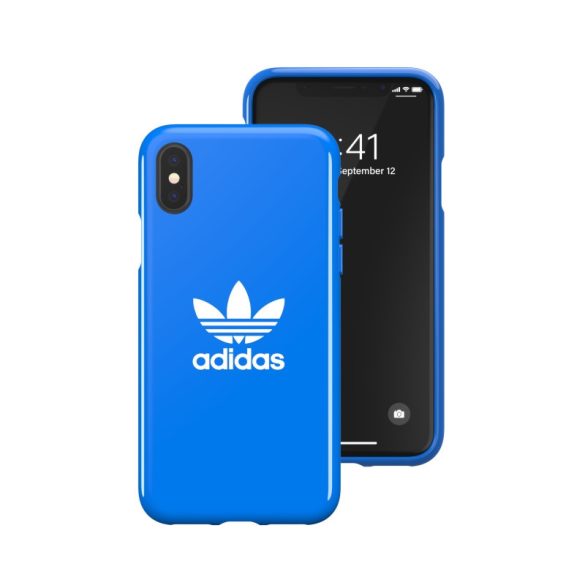 Adidas Original Snap Case Trefoil iPhone X/Xs hátlap, tok, kék