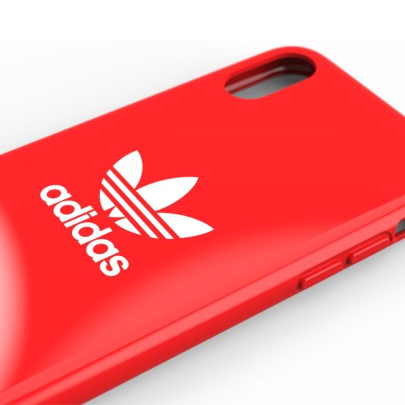 Adidas Original Snap Case Trefoil iPhone X/Xs hátlap, tok, piros