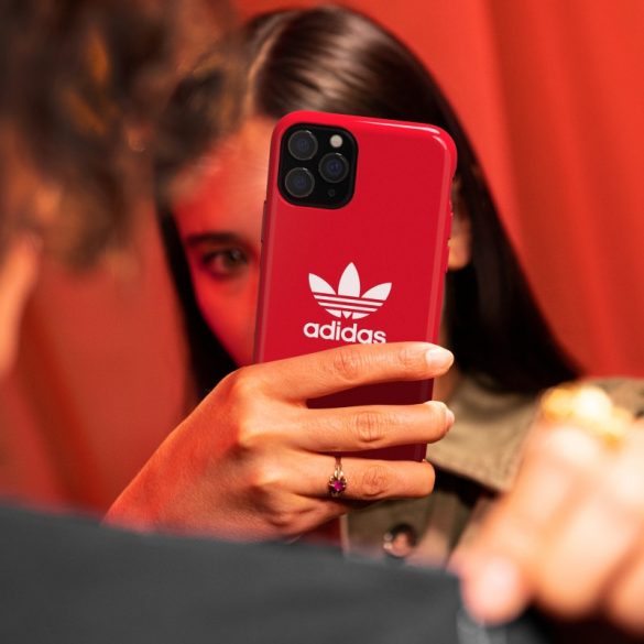 Adidas Original Snap Case Trefoil iPhone X/Xs hátlap, tok, piros