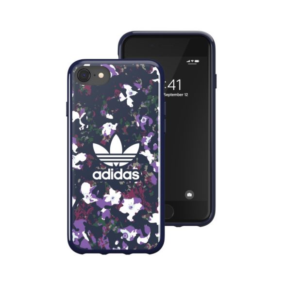 Adidas Original Snap Case Flowers iPhone 6/6s/7/8/SE (2020) hátlap, tok, mintás, színes