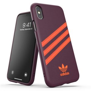 Adidas Original Gazelle iPhone X/Xs hátlap, tok, bordó