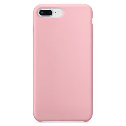   iPhone 7 Plus/8Plus Silicone Case Soft Flexible Rubber hátlap, tok, rózsaszín