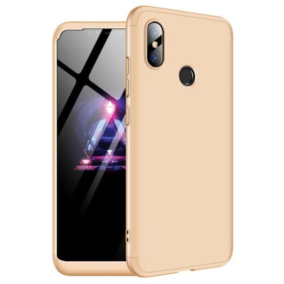 Full Body Case 360 Xiaomi Mi 8 SE hátlap, tok, arany