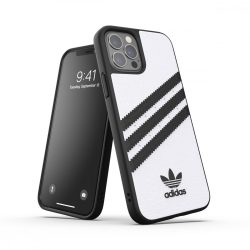   Adidas Original Moulded Case iPhone 12/12 Pro hátlap, tok, fehér-fekete