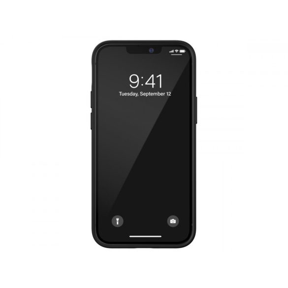 Diesel Moulded Case Premium Leather Studs iPhone 12 Mini hátlap, tok, fekete