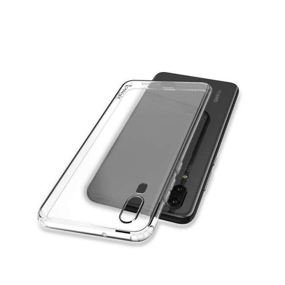 iPaky Effort Huawei P9 Lite szilikon hátlap és kijelzővédő edzett üvegfólia, átlátszó