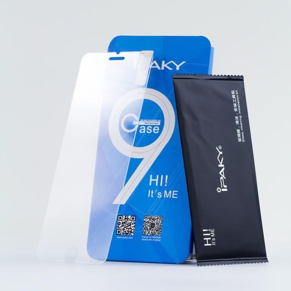 iPaky Effort Samsung Galaxy Note 9 hátlap, tok és edzett üvegfólia, átlátszó