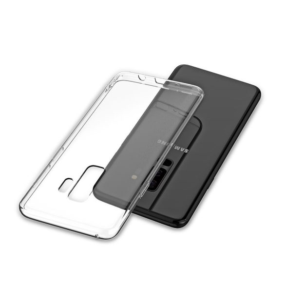 iPaky Effort Samsung Galaxy S8 Plus szilikon hátlap és kijelzővédő edzett üvegfólia, átlátszó