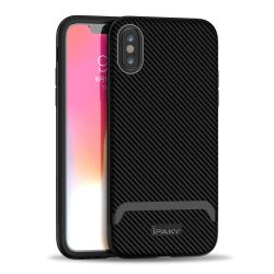   iPaky iPhone XS Max Bumblebee Neo Hybrid hátlap, tok, fekete