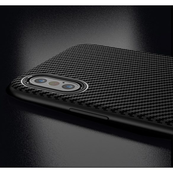 iPaky iPhone XS Max Bumblebee Neo Hybrid hátlap, tok, fekete