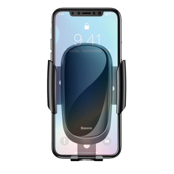 Baseus Future Gravity Car Mount Air Vent univerzális autós telefon tartó, fekete