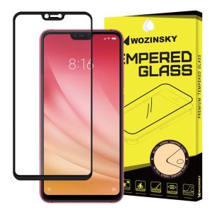 Wozinsky Xiaomi Mi 8 lite Glass Screen 5D Full Glue teljes kijelzős edzett üvegfólia (tempered glass), 9H keménységű, tokbarát, fekete