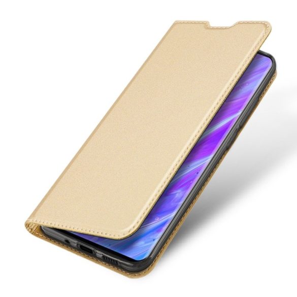 Dux Ducis Skin Pro Huawei Mate 20 oldalra nyíló tok, arany