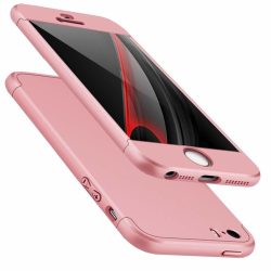 Full Body Case 360 iPhone 5/5S/SE, hátlap, tok, rozé arany