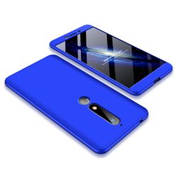 Full Body Case 360 Nokia 6.1 hátlap, tok, kék