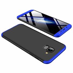   Full Body Case 360 Samsung Galaxy A6 (2018), hátlap, tok, fekete-kék