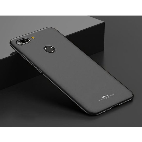 MSVII Xiaomi Mi 8 Lite Simple Ultra-Thin hátlap, tok, fekete