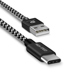  Dux Ducis K-One USB USB-C adat- és töltőkábel, 2.1A, 0,25m, fekete