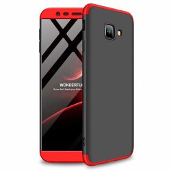   Full Body Case 360 Samsung Galaxy J4 Plus (2018), hátlap, tok, fekete-piros