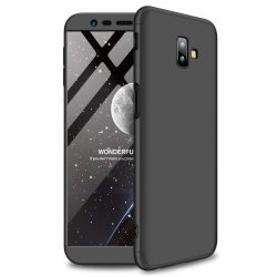   Full Body Case 360 Samsung Galaxy J6 Plus (2018) hátlap, tok, fekete