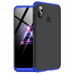   Full Body Case 360 Xiaomi Redmi Note 6 Pro hátlap, tok, fekete-kék