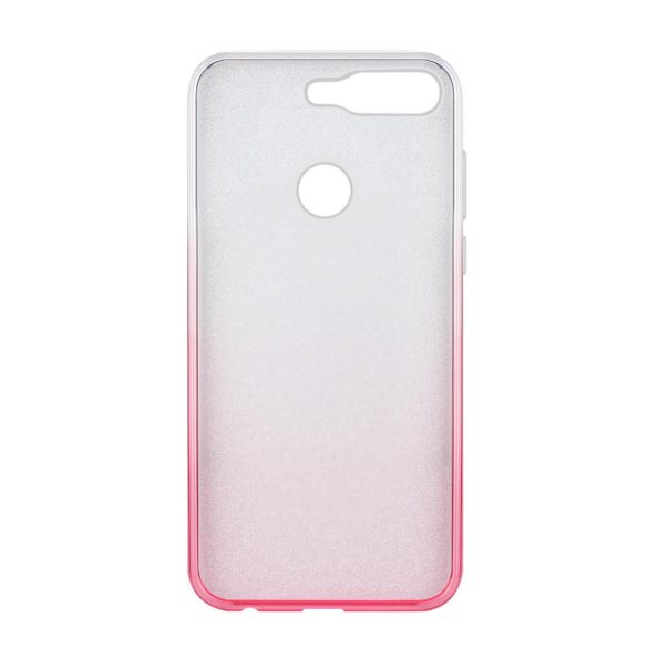 Wozinsky Glitter Case Shining Cover Huawei Y7 Prime (2018) hátlap, tok, rózsaszín