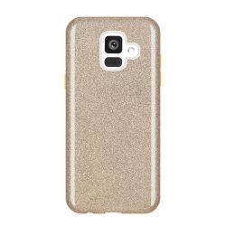   Wozinsky Glitter Case Shining Cover Samsung Galaxy A6 (2018) hátlap, tok, arany