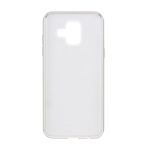 Wozinsky Glitter Case Shining Cover Samsung Galaxy A6 (2018) hátlap, tok, ezüst