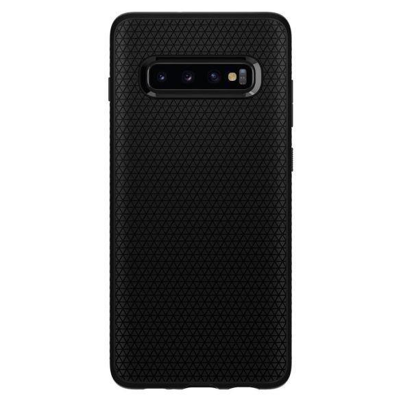 Spigen Liquid Air Samsung Galaxy S10 Plus hátlap, tok, matt, fekete