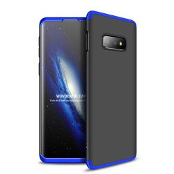   Full Body Case 360 Samsung Galaxy S10e, hátlap, tok, fekete-kék