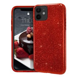   Wozinsky Glitter Case Shining Cover Huawei P Smart (2019) hátlap, tok, piros